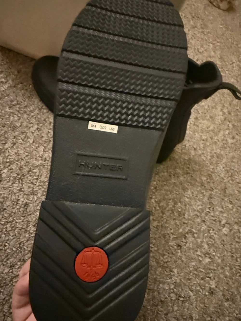 hunter Black Chelsea Rain Boots - Picture 5 of 7